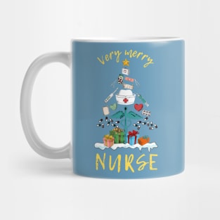 Very Merry Nurse Mug